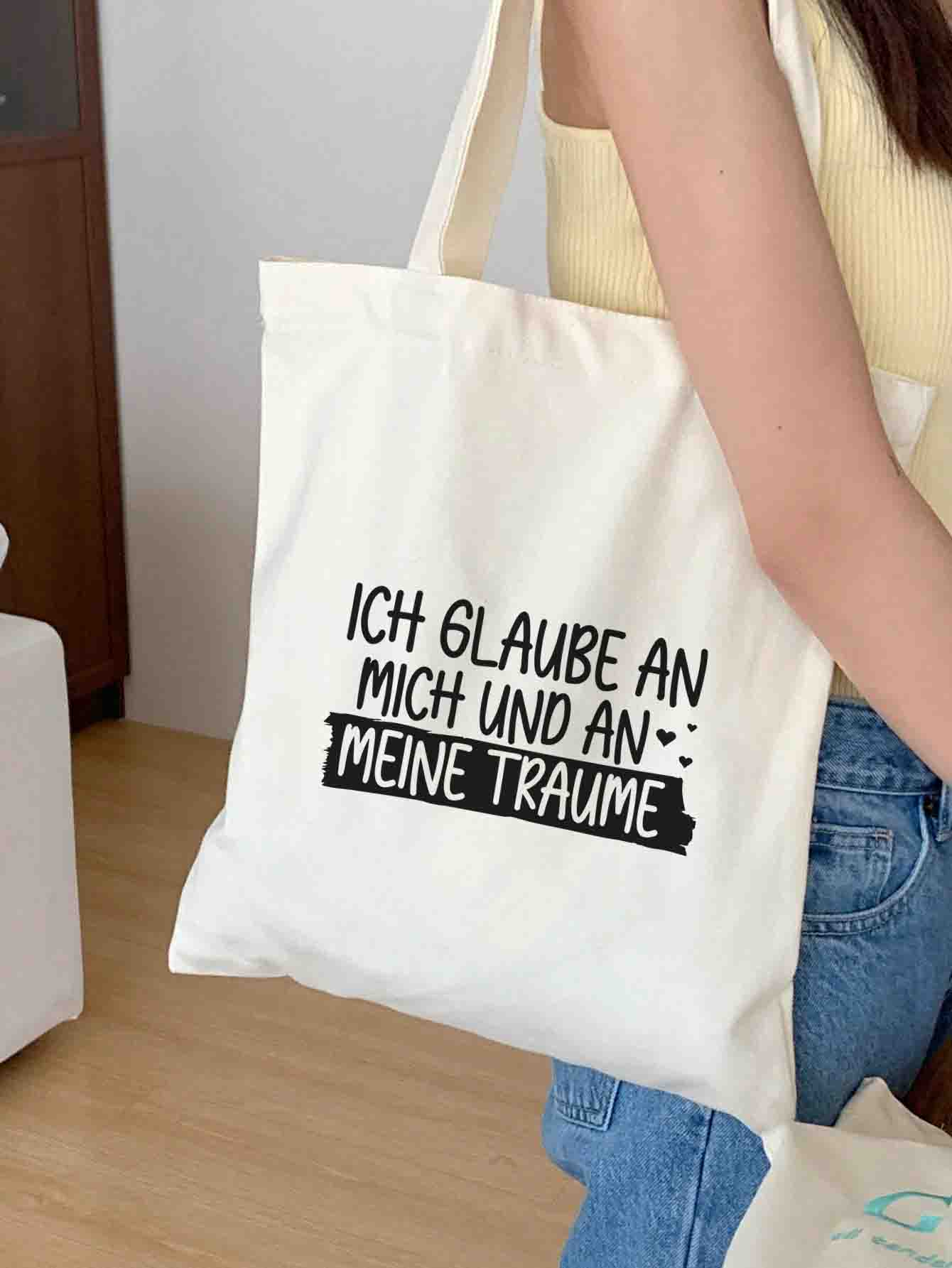 Ich glaube an mich und an meine Träume | Stoffbeutel | Jutebeutel