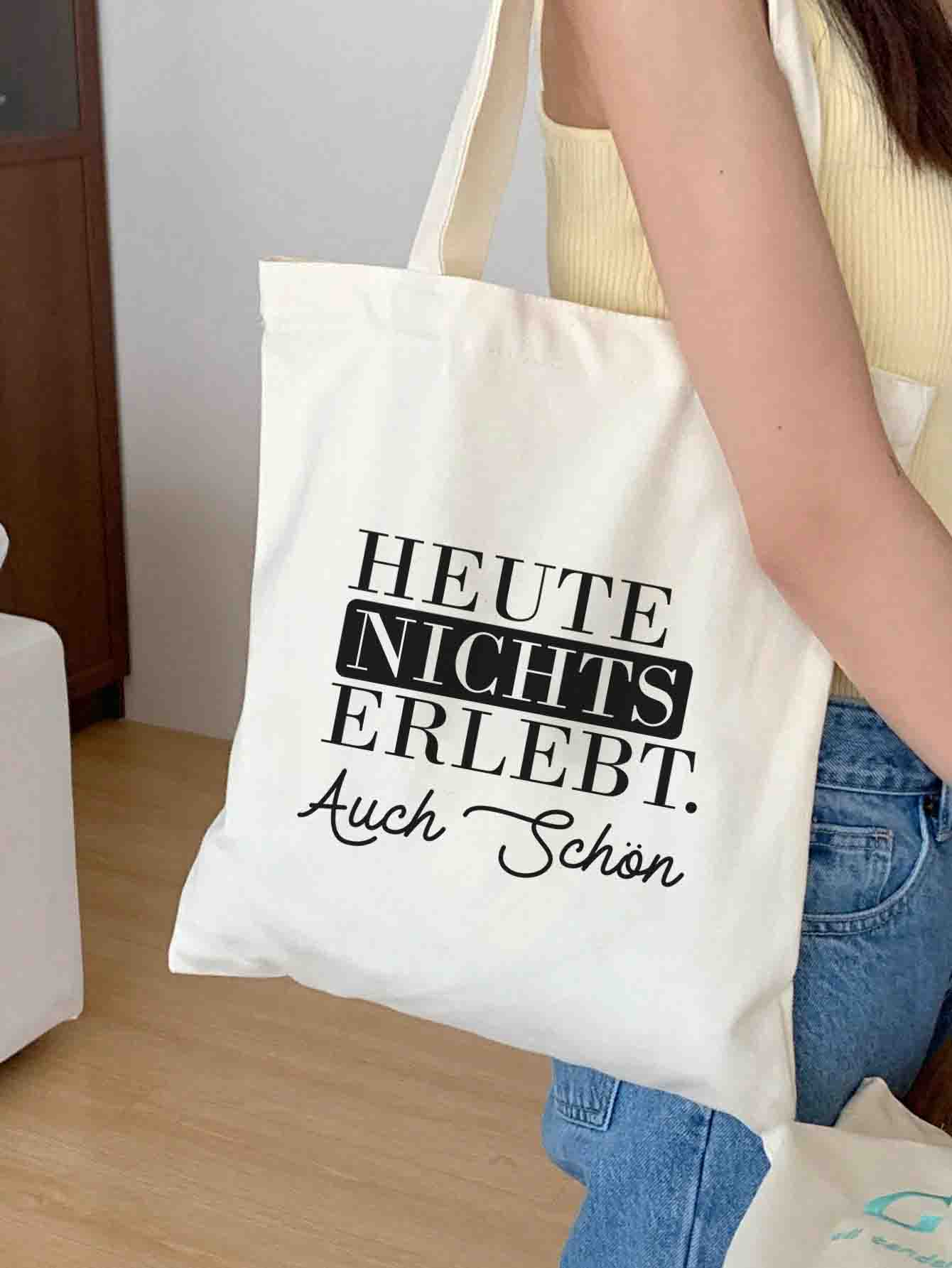 Heute nichts erlebt. Auch schön | Stoffbeutel | Jutebeutel