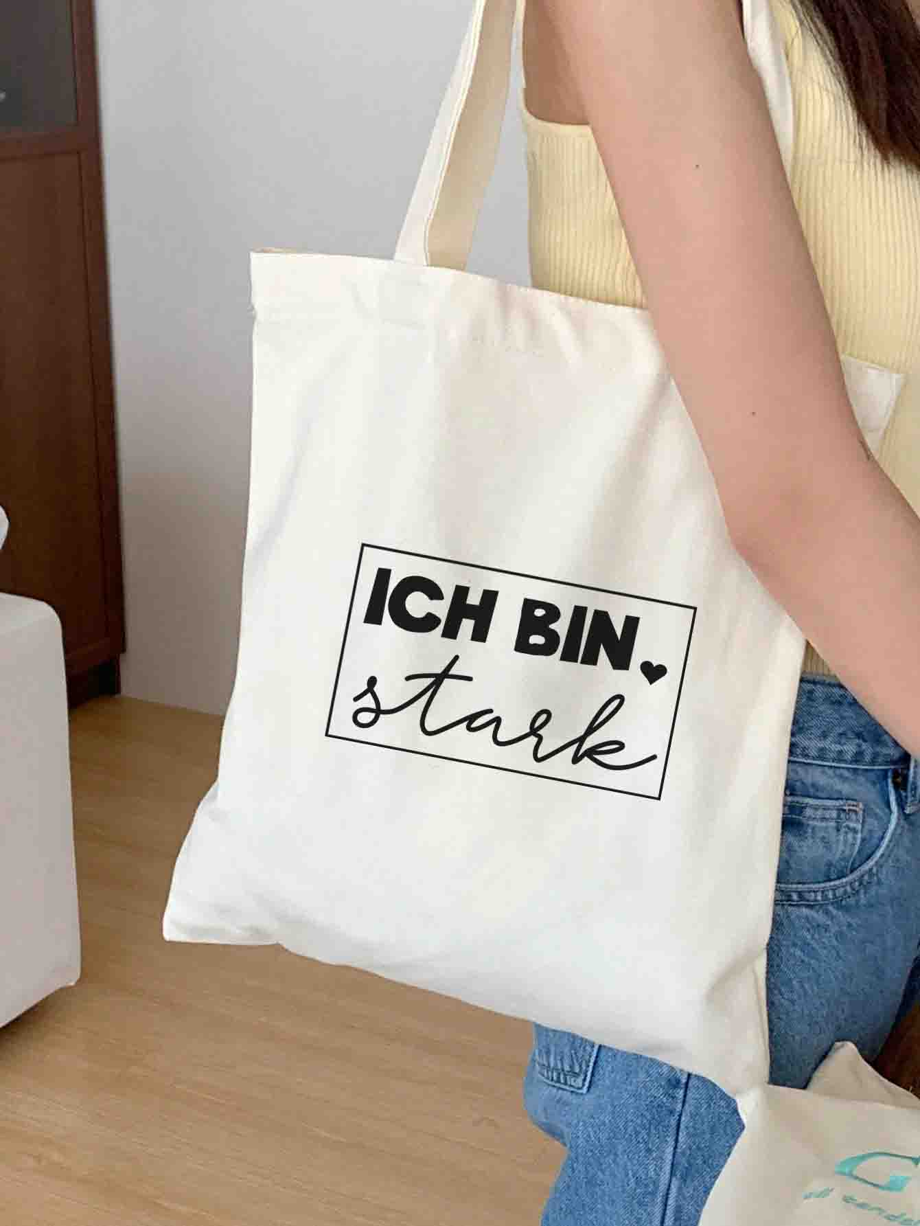 Ich bin stark | Stoffbeutel | Jutebeutel