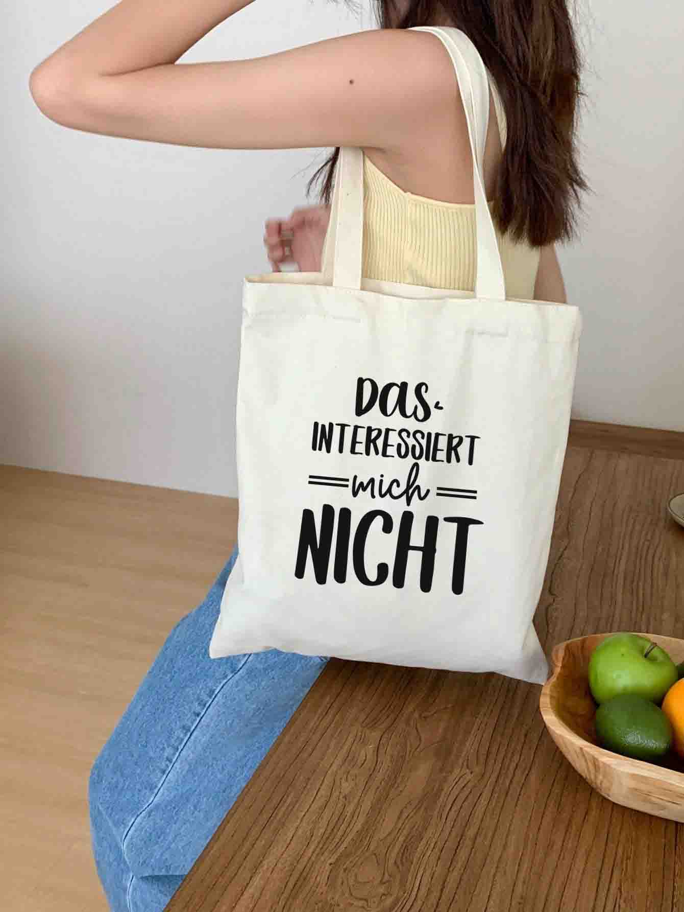 Das interessiert mich nicht! | Stoffbeutel | Jutebeutel