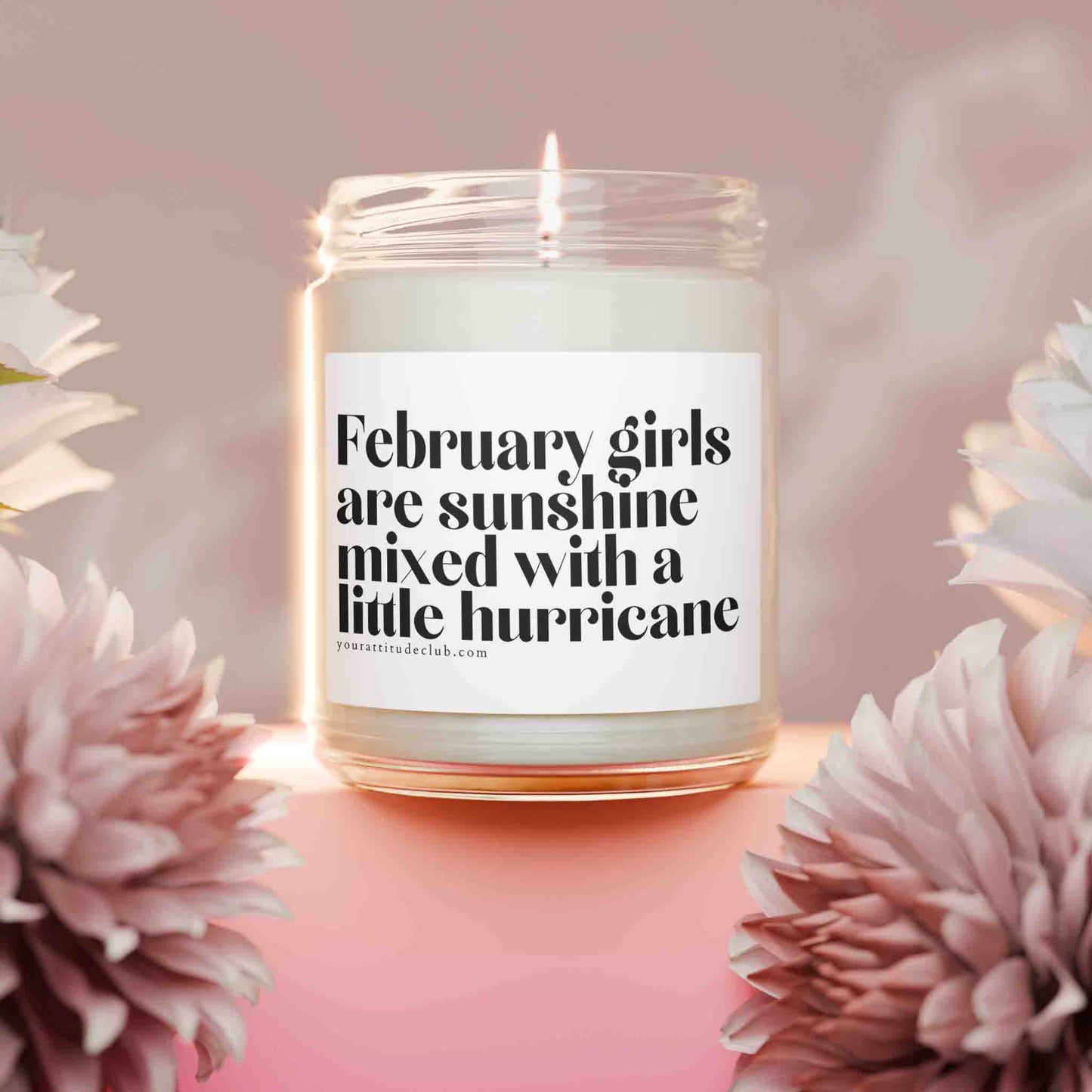 February girls are sunshine mixed with a little hurricane
