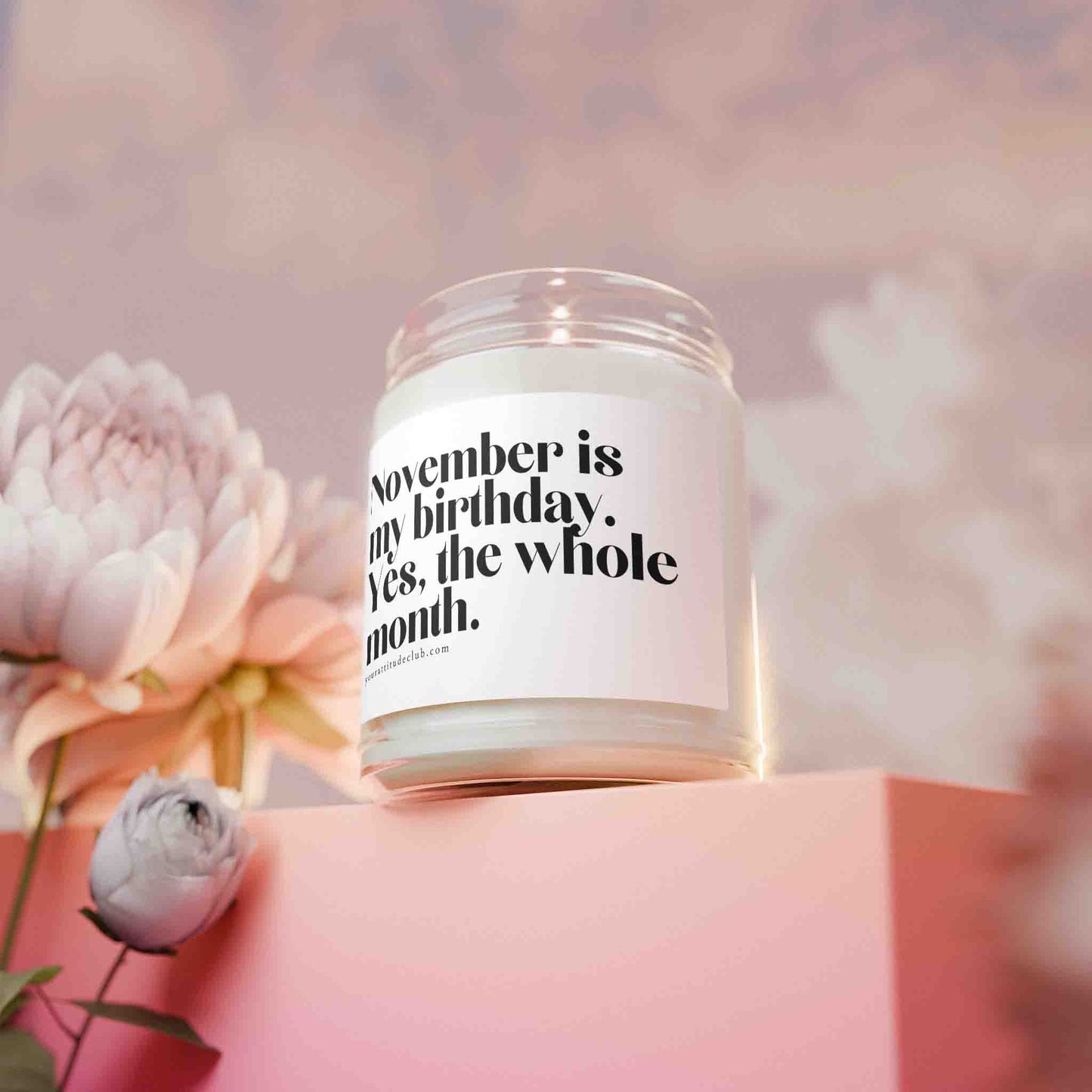 November is my birthday. Yes, the whole month