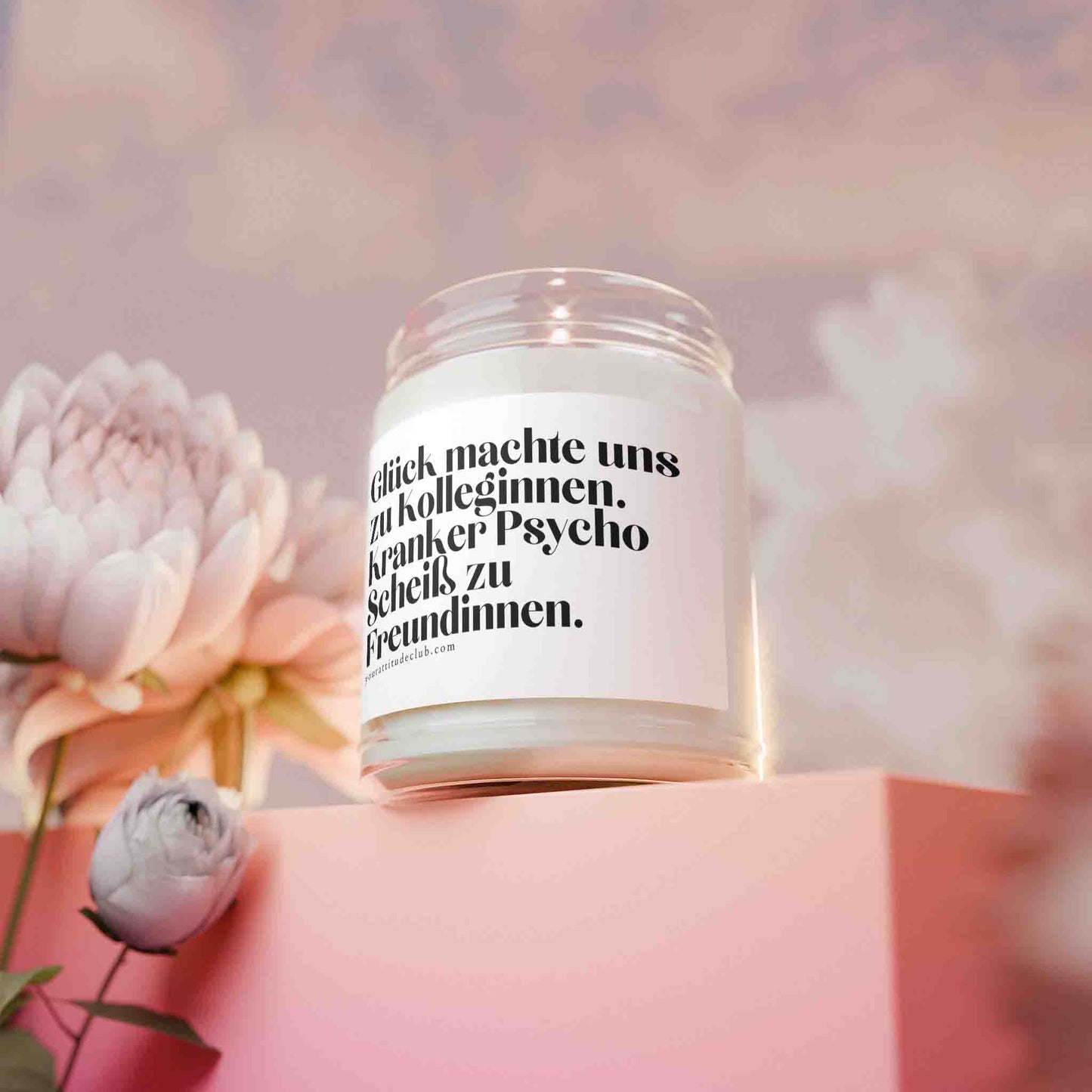Glück machte uns zu Kollegeginnen. Kranker Psycho Scheiß zu Freundinnen