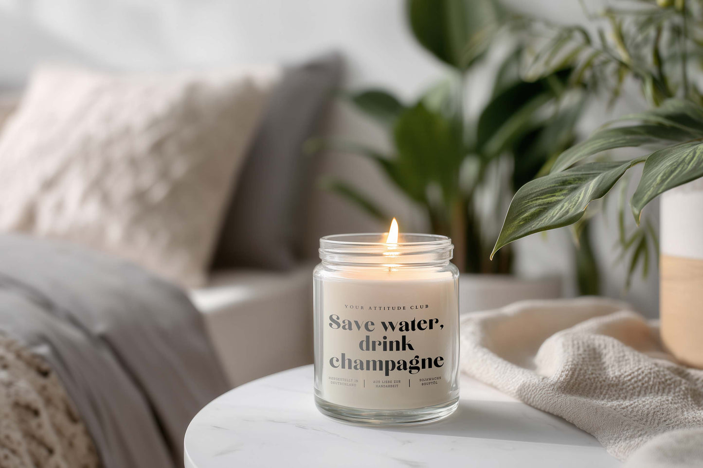 Save water, drink champagne