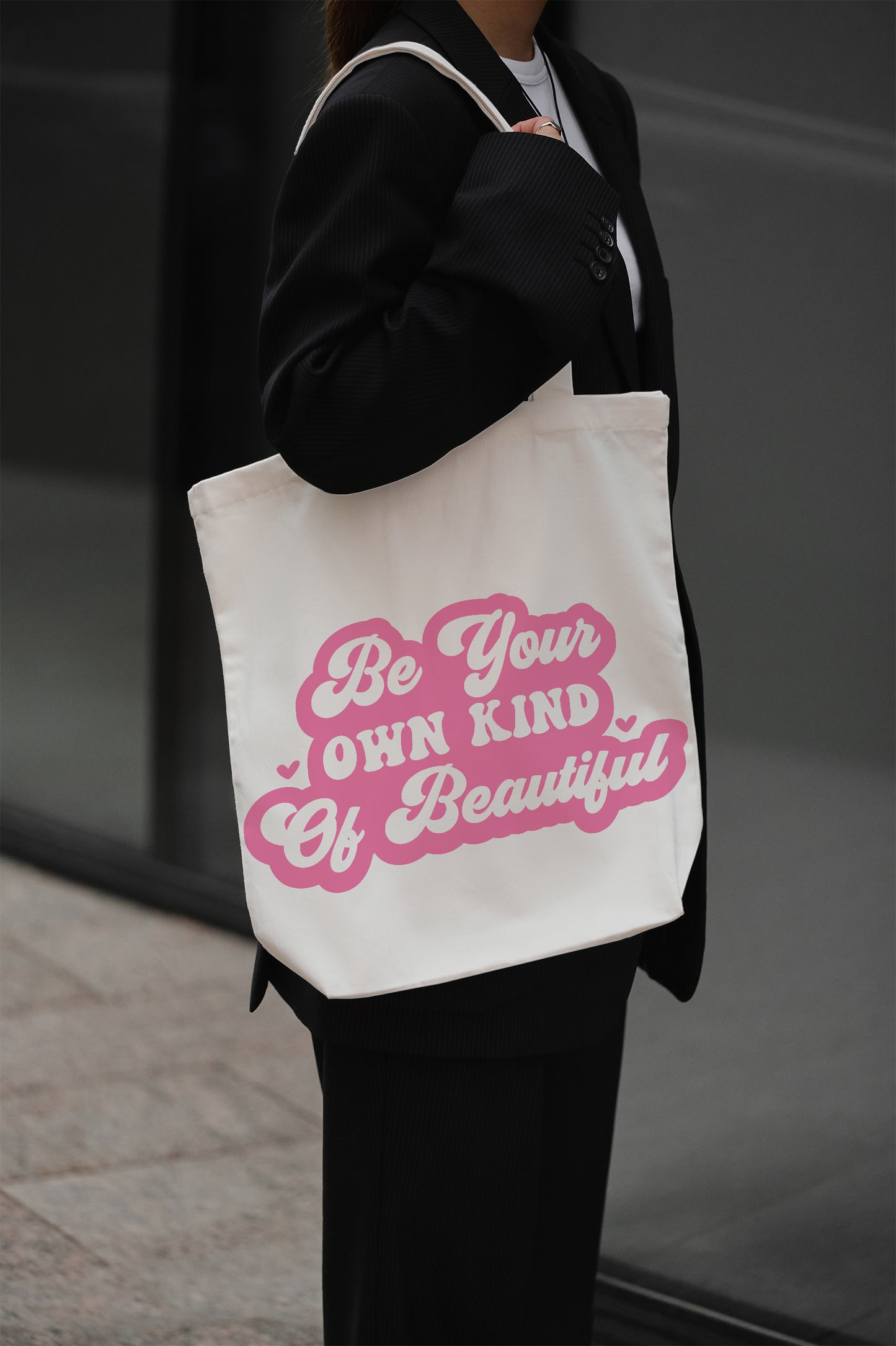 Be Your Own Kind of Beautiful Baumwolltasche Stoffbeutel Spruchtasche nachhaltig Geschenk Motivtasche Damen Shopper individuell bedruckt