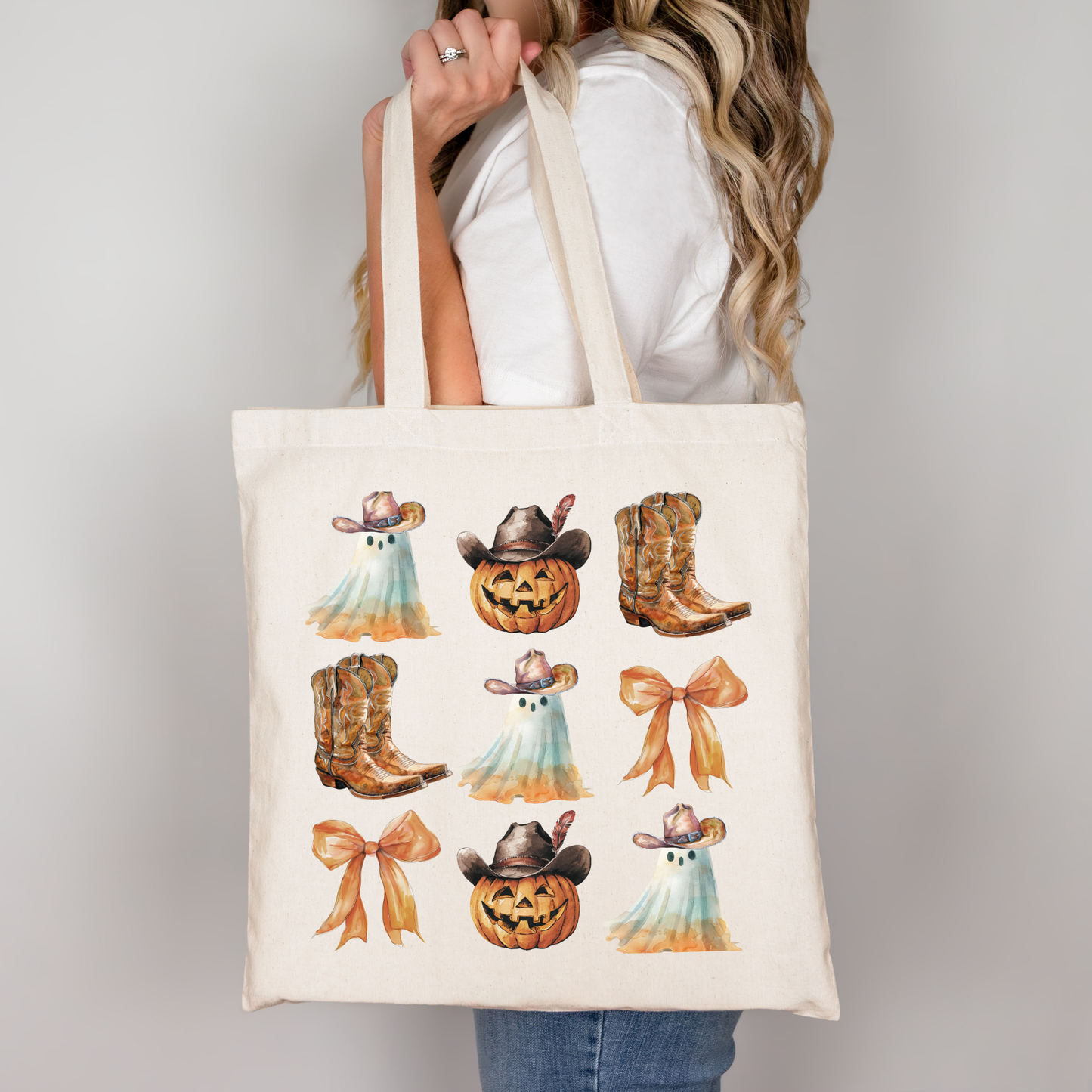 Country Halloween | Tragetasche mit Spruch – Baumwollbeutel mit Attitude