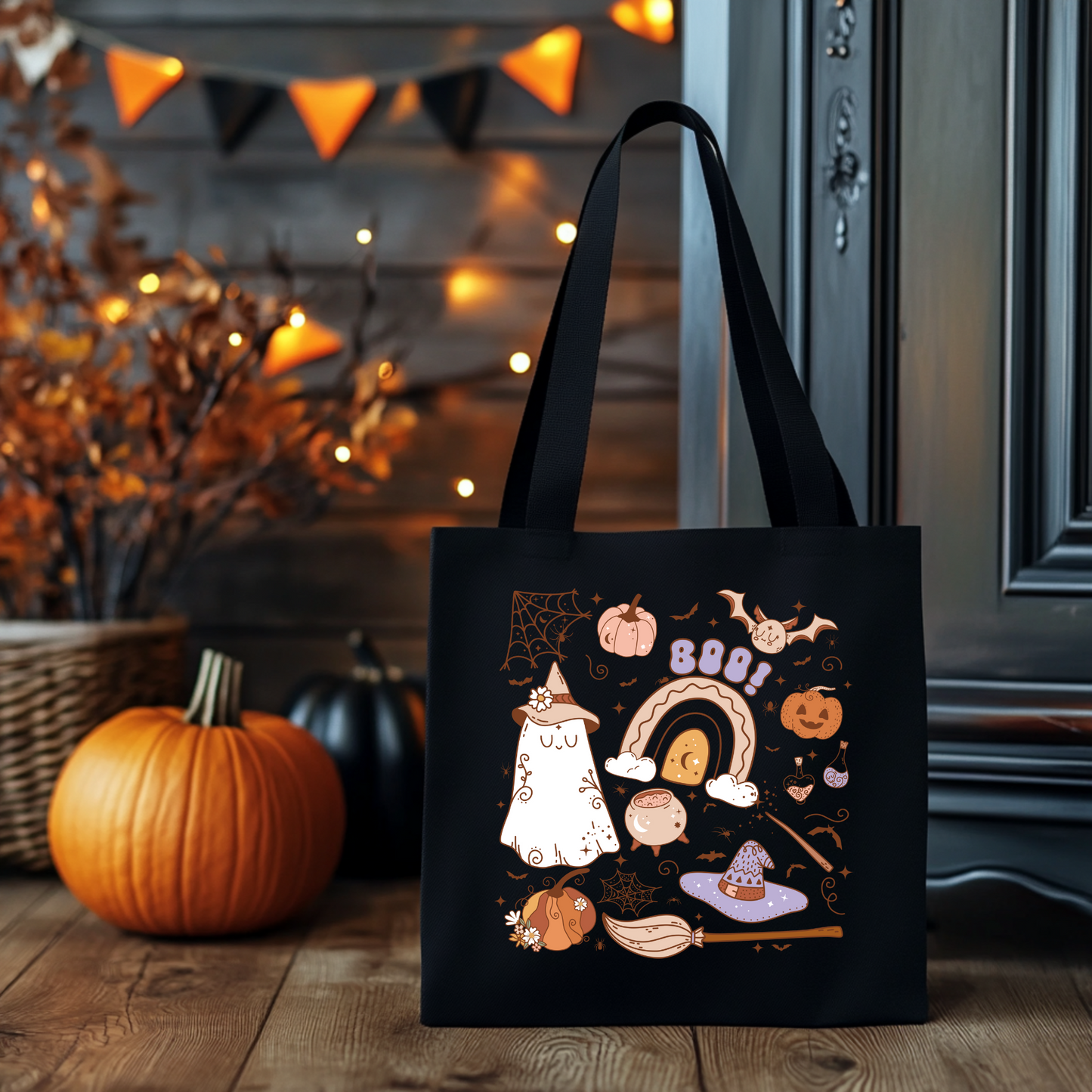 Halloween Comic | Tragetasche mit Spruch – Baumwollbeutel mit Attitude