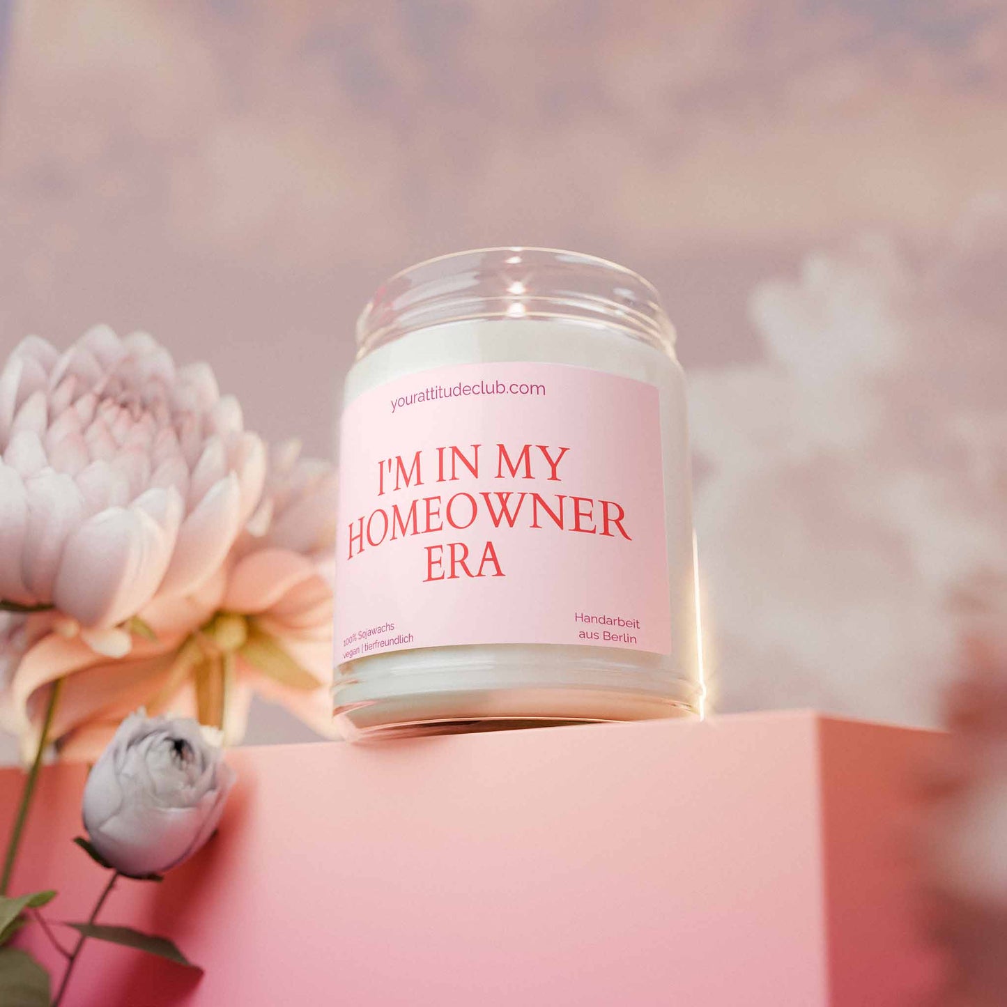 I’m in my homeowner era – Lustige Geschenk-Kerze zum Einzug | Duftkerze im Glas | Geschenkidee für neue Wohnung oder Haus | Einzugsgeschenk