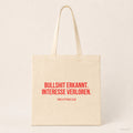 Bullshit erkannt. Interesse verloren. – Stoffbeutel mit Spruch beige, Produktansicht