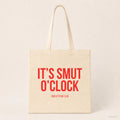 It's smut o'clock – Stoffbeutel mit Spruch beige, Produktansicht