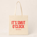 It's smut o'clock – Stoffbeutel mit Spruch beige, Produktansicht