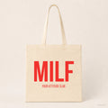 MILF – Stoffbeutel mit Spruch beige, Produktansicht