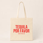 Tequila por favor – Stoffbeutel mit Spruch beige, Produktansicht