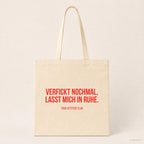 Verfickt nochmal, lasst mich in Ruhe. – Stoffbeutel mit Spruch beige, Produktansicht