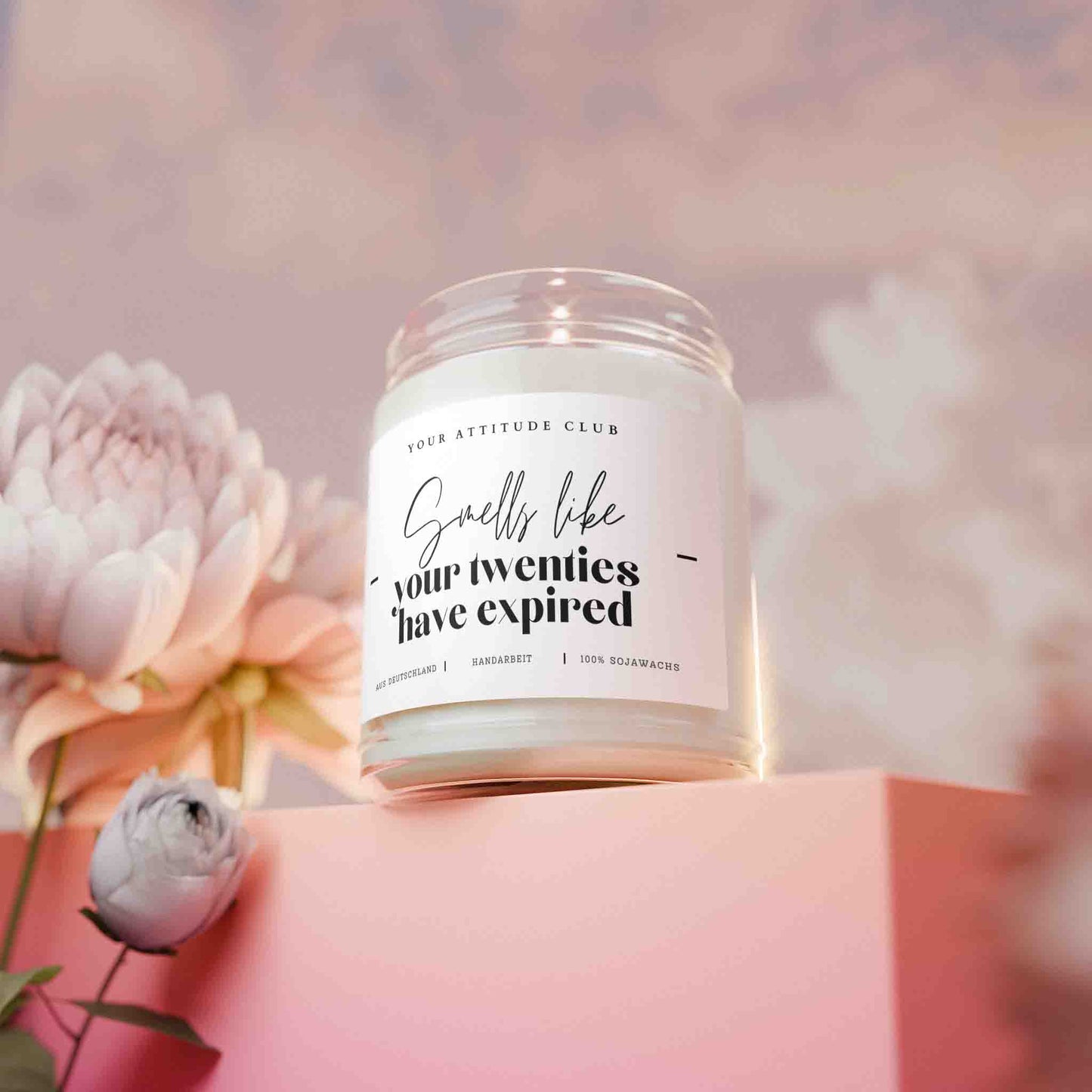 Smells like your twenties have expired – Lustige Duftkerze zum 30. Geburtstag