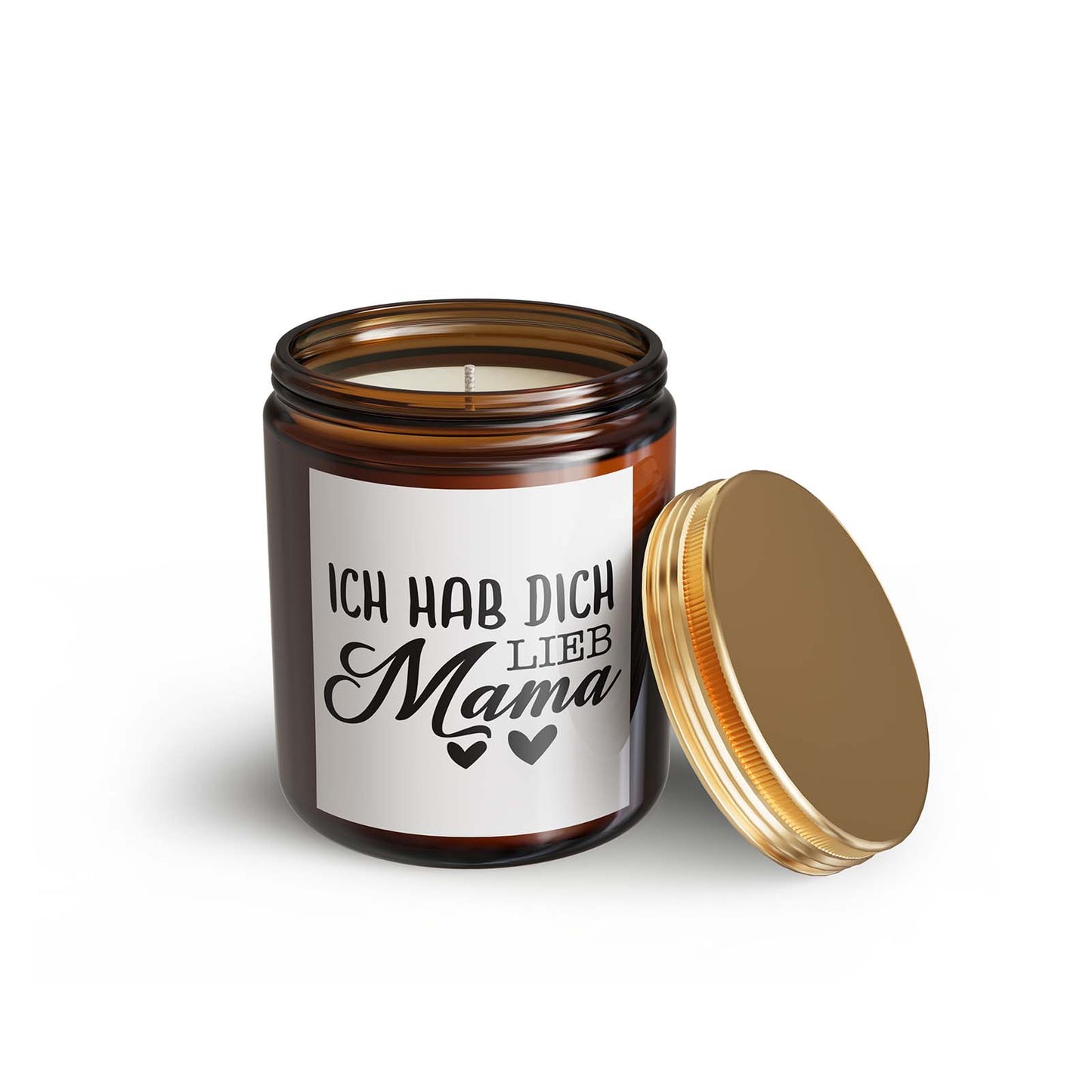 Ich hab dich lieb Mama | Tasse + Beutel + Kerze