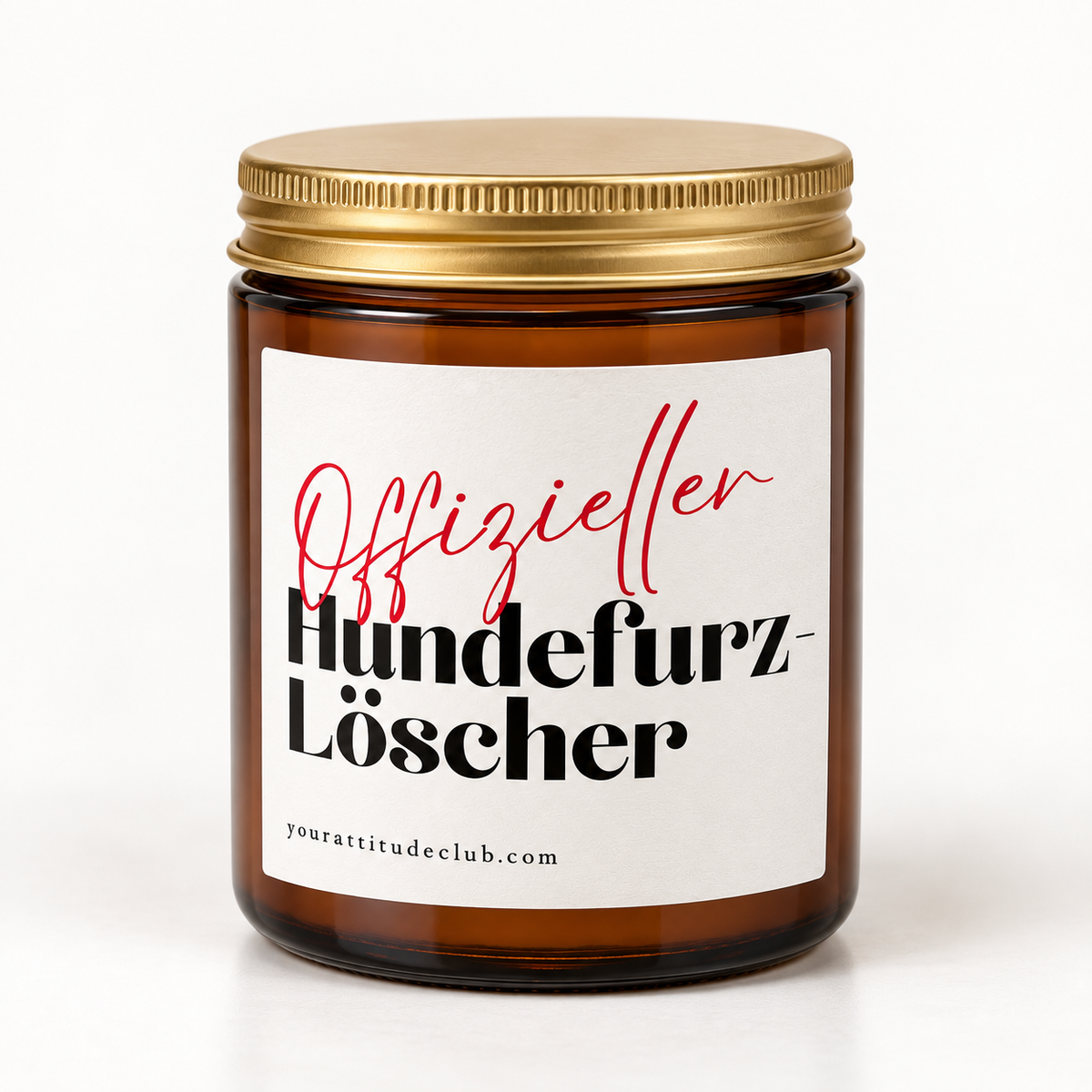 Offizieller Hundefurzlöscher | Your Attitude Club Geschenke für Mann & Frau | Geburtstag | Einzug | Umzug | Partner