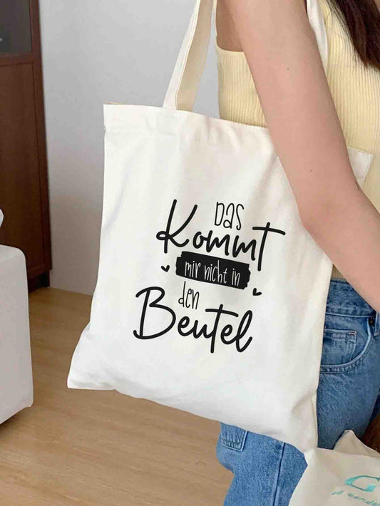 Das kommt mir nicht in den Beutel | Stoffbeutel | Jutebeutel
