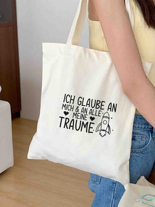 Ich glaube an mich und all meine Träume | Stoffbeutel | Jutebeutel