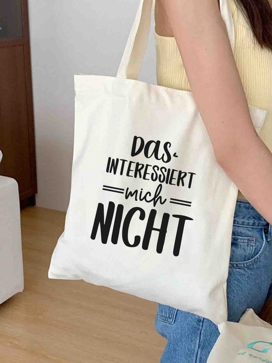 Das interessiert mich nicht! | Stoffbeutel | Jutebeutel
