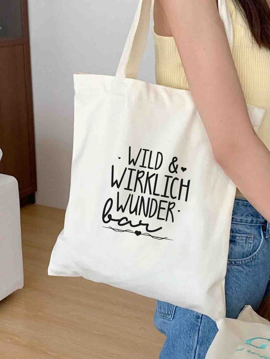 Wild & wirklich wunderbar | Stoffbeutel | Jutebeutel