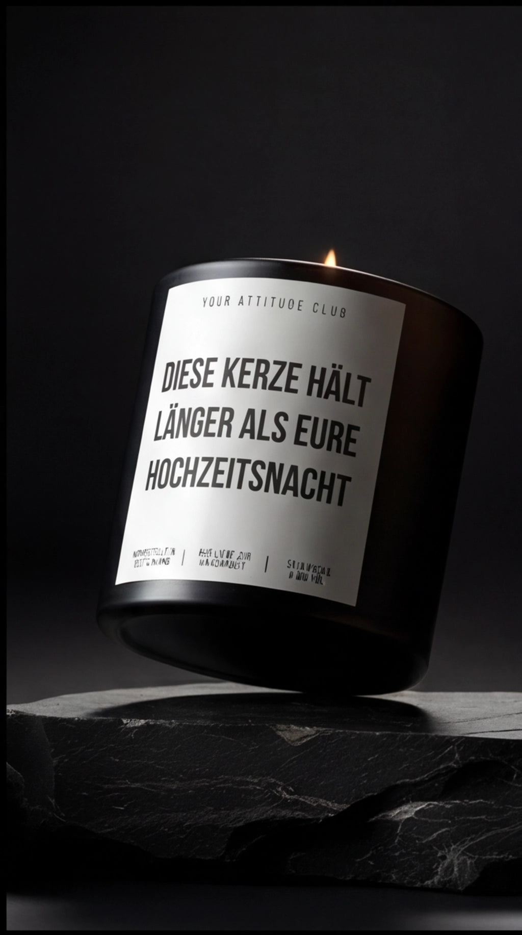 Smells Like Your Twenties Are Over | Black Luxury Candle | Pink Label