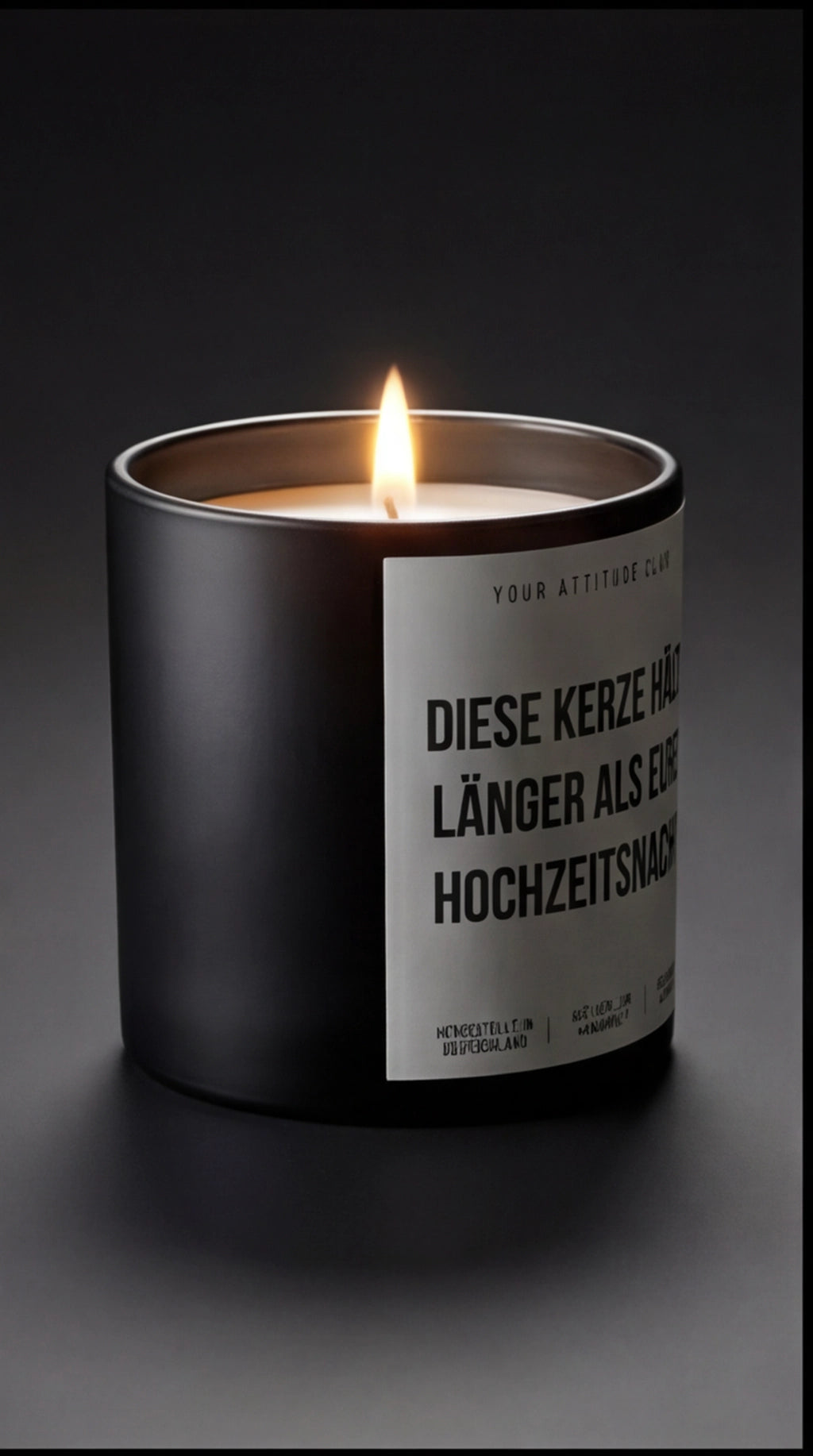 Smells Like Your Twenties Are Over | Black Luxury Candle | Pink Label