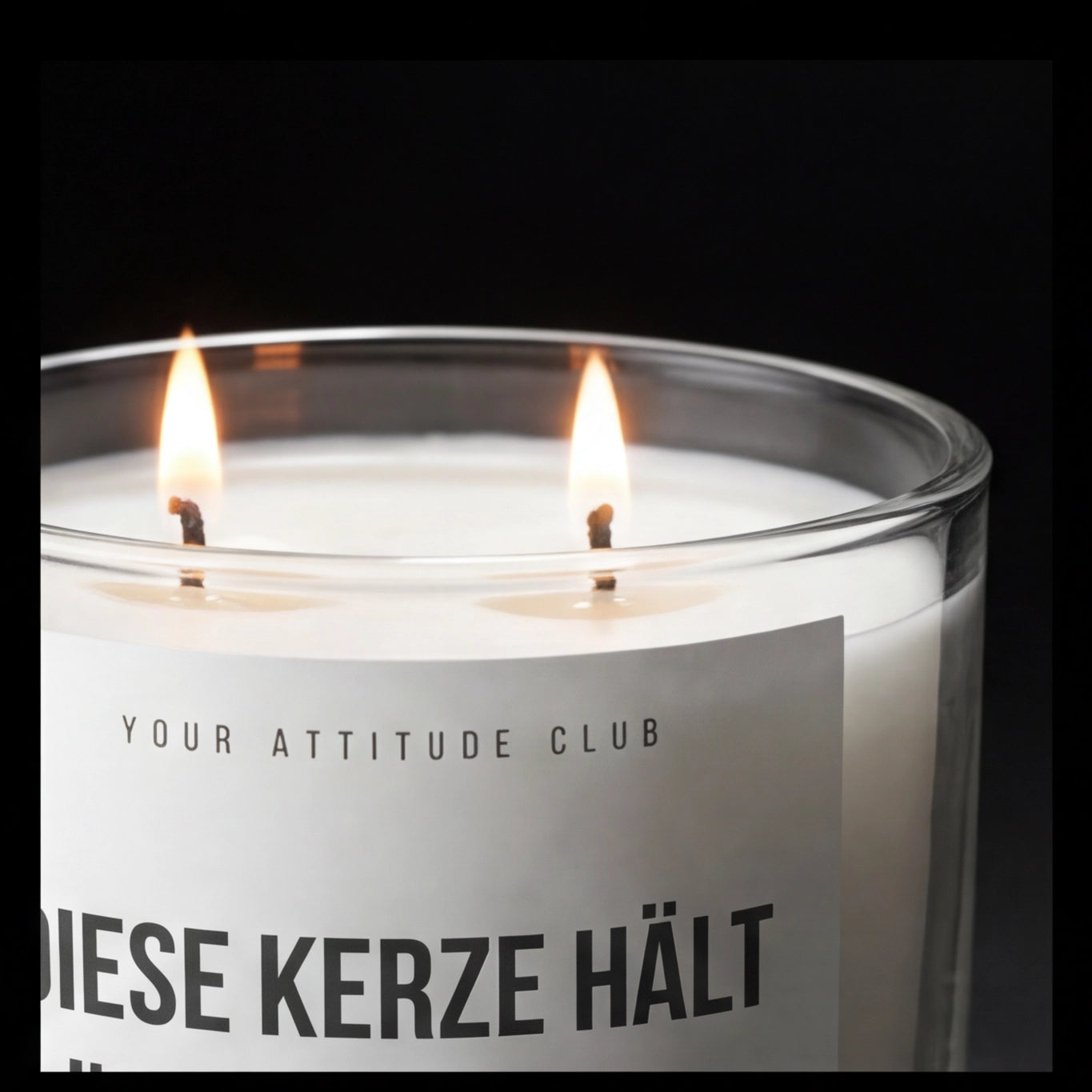 Smells Like Your Twenties Are Over | Black Luxury Candle | Pink Label