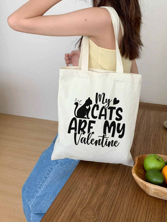 My Cats are My Valentine | Stoffbeutel | Jutebeutel
