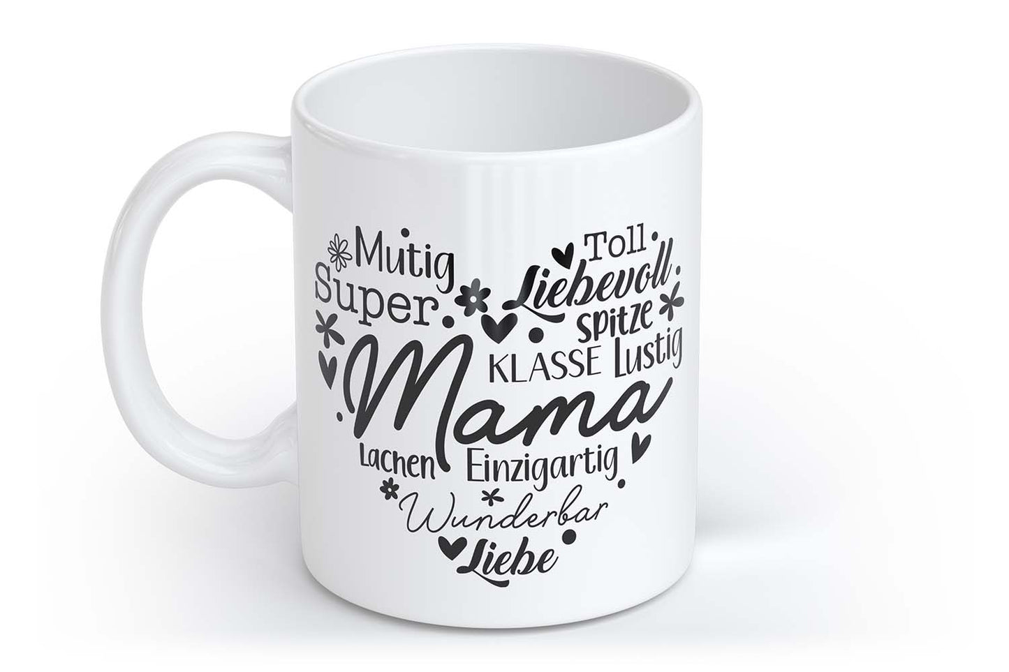 Adjektive Mama | Tasse + Beutel + Kerze