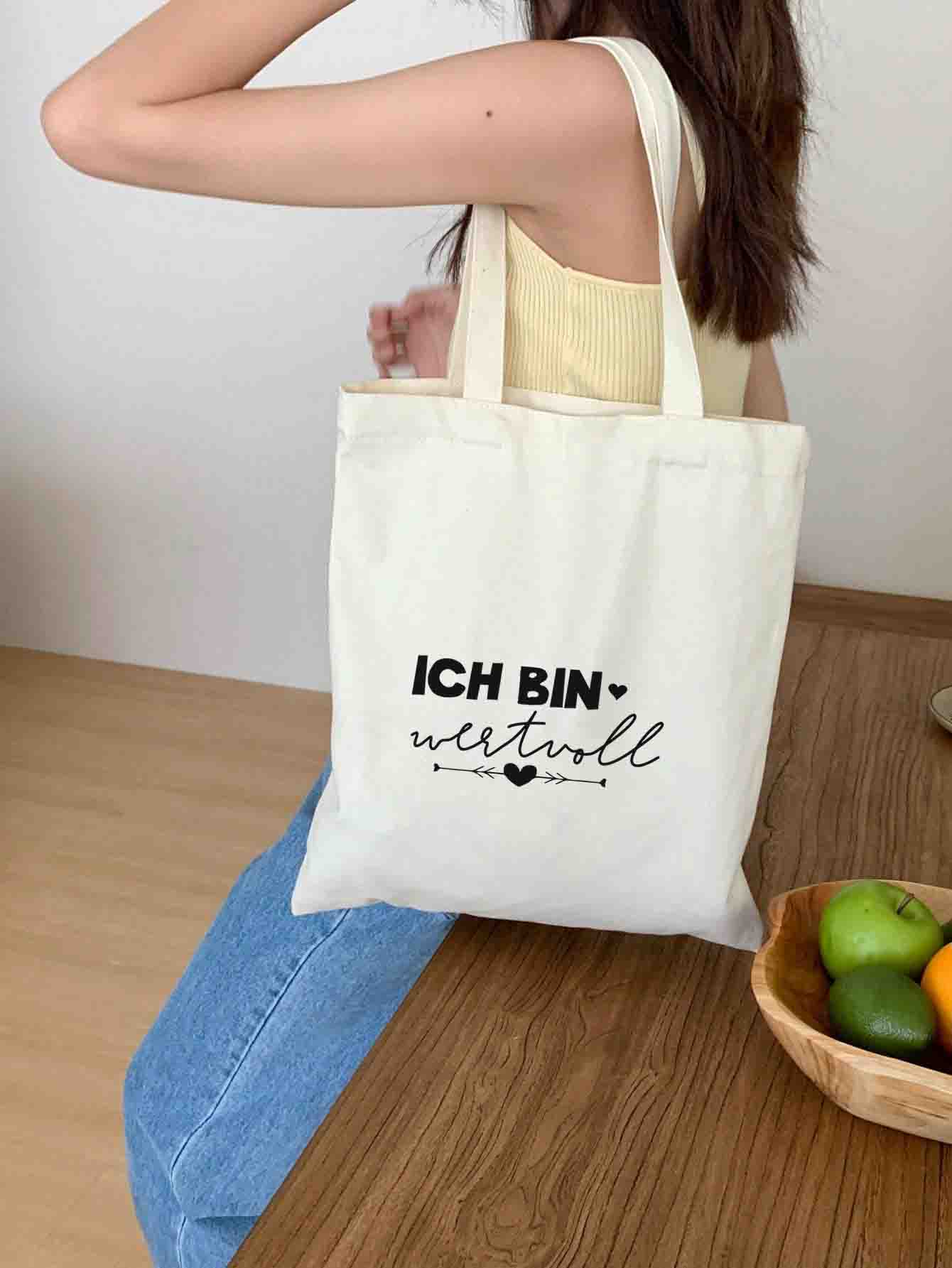 Ich bin wertvoll | Stoffbeutel | Jutebeutel