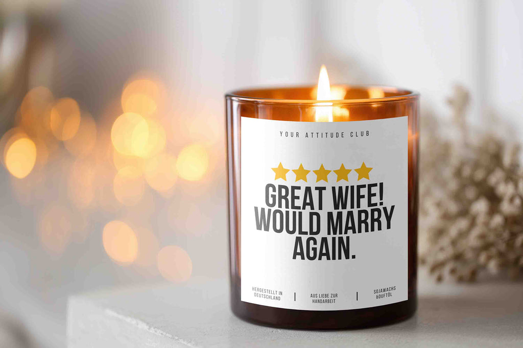 Great wife! Would marry again!