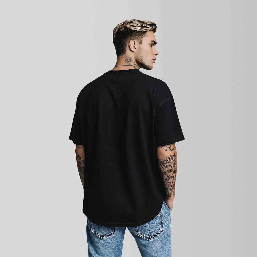 MY WIFE WILL KILL YOU – Oversize Men's Black Shirt | Statement T-Shirt Men | Premium Cotton Streetwear