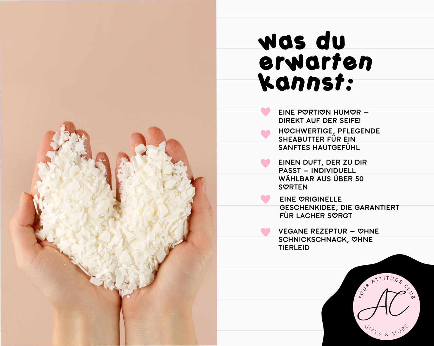 Smells like your thirties are over – Handgemachte weiße Sheabutter Seife mit Spruch | Witziges Geschenk für Geburtstag & mehr