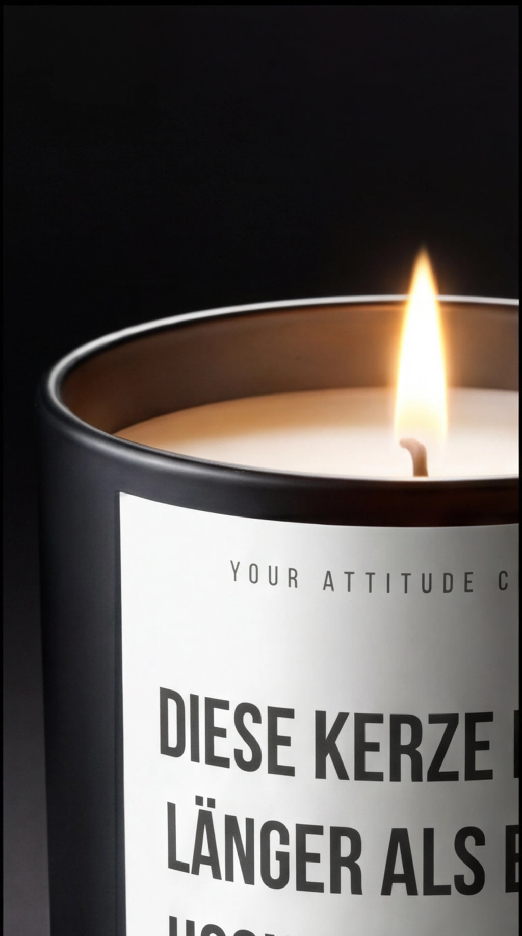 Smells Like Your Twenties Are Over | Black Luxury Candle | Pink Label