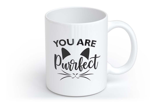 You Are Purrfect | Tasse mit Rund- & Herzhenkel | Your Attitude Club