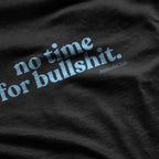 no time for bullshit. Oversize Damen T Shirt Bio Baumwolle Schwarz Statement Shirt Premium Streetwear