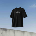 No time for bullshit. Oversized Women's T-Shirt Organic Cotton Black Statement Shirt Premium Streetwear