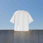 It’s not polite to stare but I understand Oversized Women's T-Shirt Organic Cotton White Statement Shirt Premium Streetwear