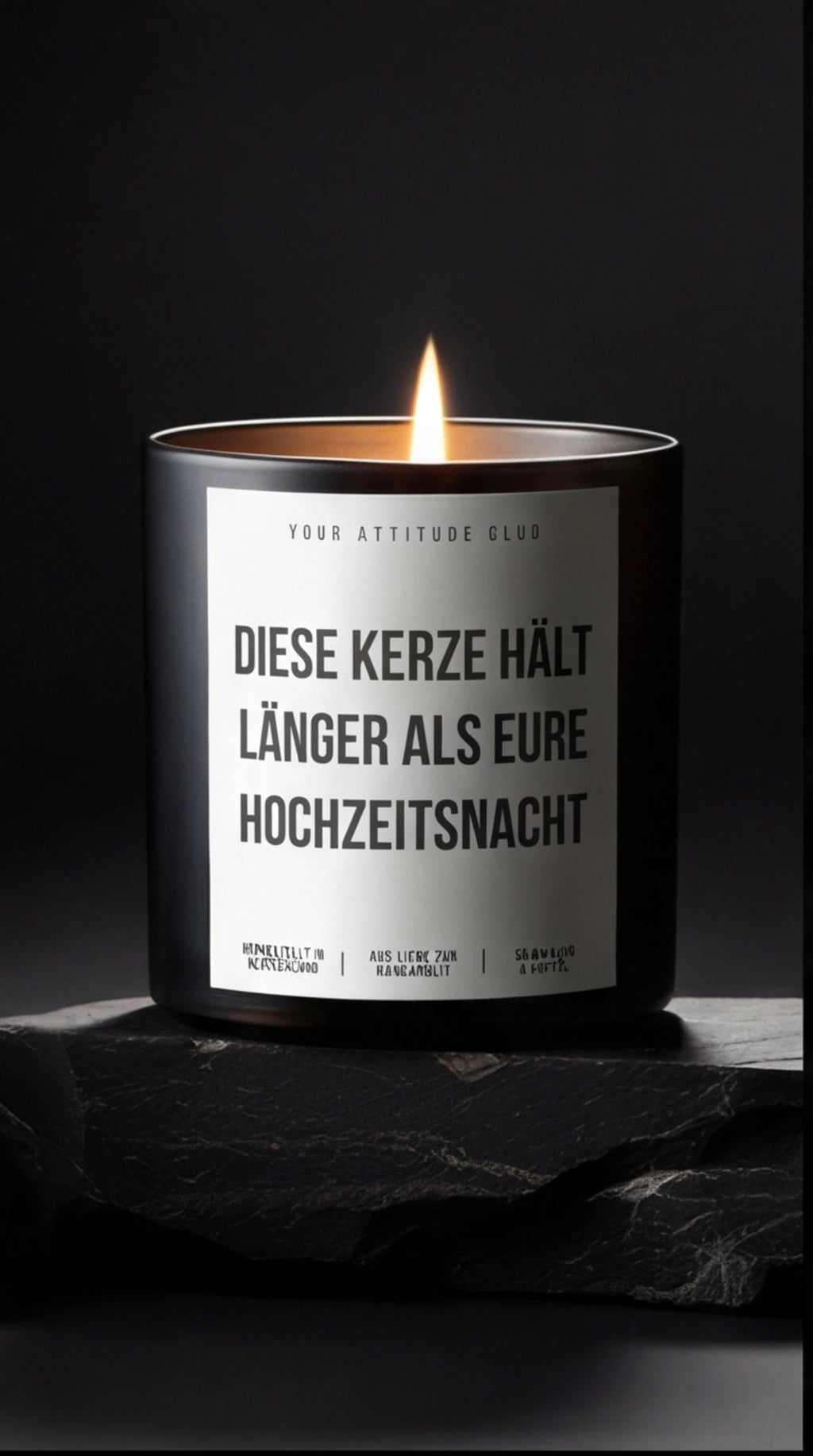 Smells Like Your Twenties Are Over | Black Luxury Candle | Pink Label