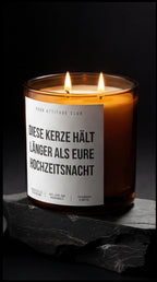 Diese Kerze Hält Länger Als Eure Hochzeitsnacht | Amber Luxuskerze