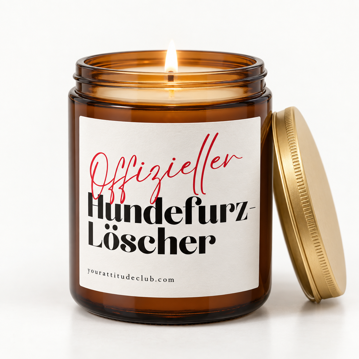 Offizieller Hundefurzlöscher | Your Attitude Club Geschenke für Mann & Frau | Geburtstag | Einzug | Umzug | Partner