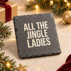 ALL THE JINGLE LADIES – Weihnachtskerze | Lustiges Weihnachtsgeschenk | Geschenk für beste Freundin, Kollegin, Schwester & Mädels | Wichtelgeschenk