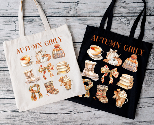 Autumn Essentials | Tragetasche mit Spruch – Baumwollbeutel mit Attitude