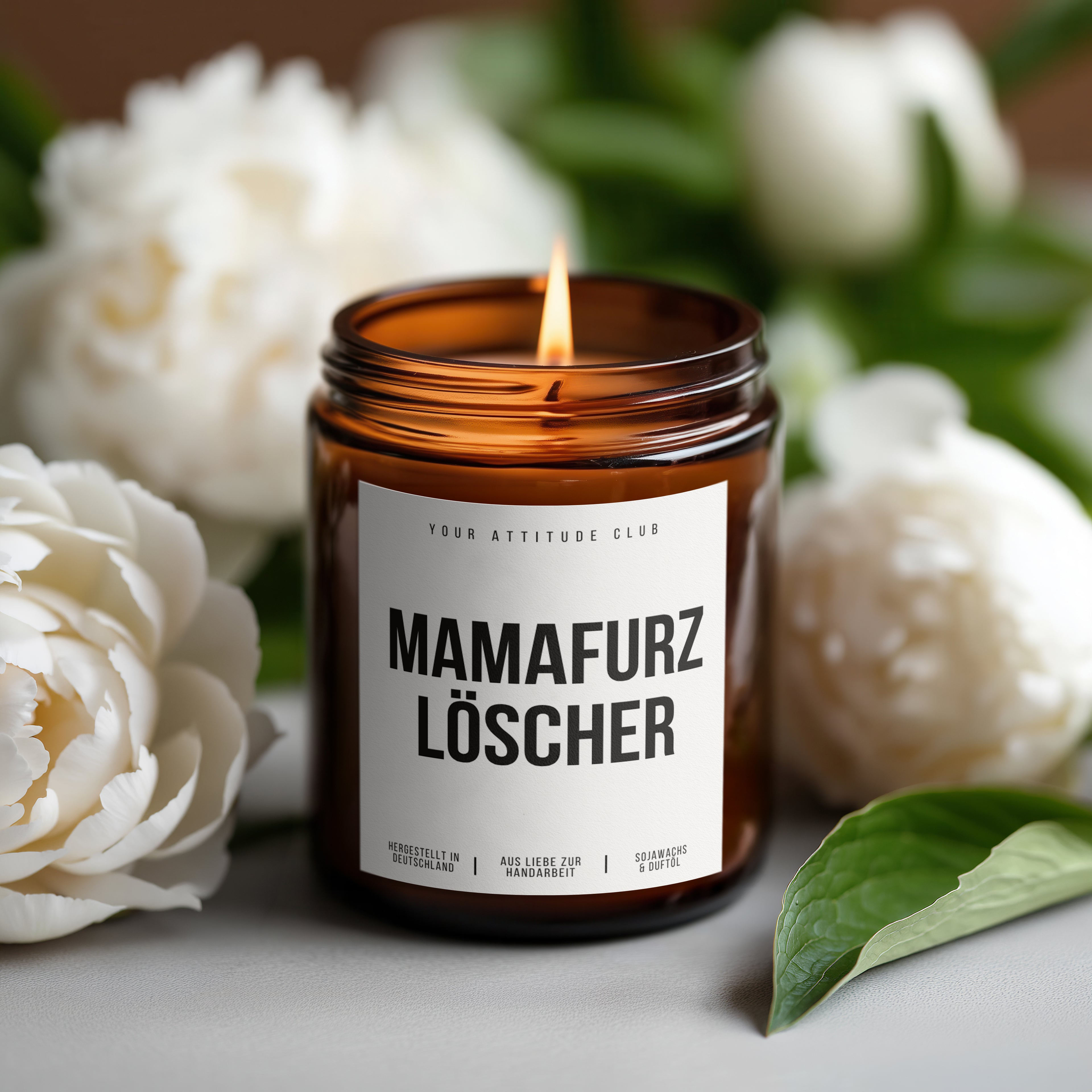 Mamafurzlöscher | die perfekte Kerze für Mamas mit schwarzem Humor