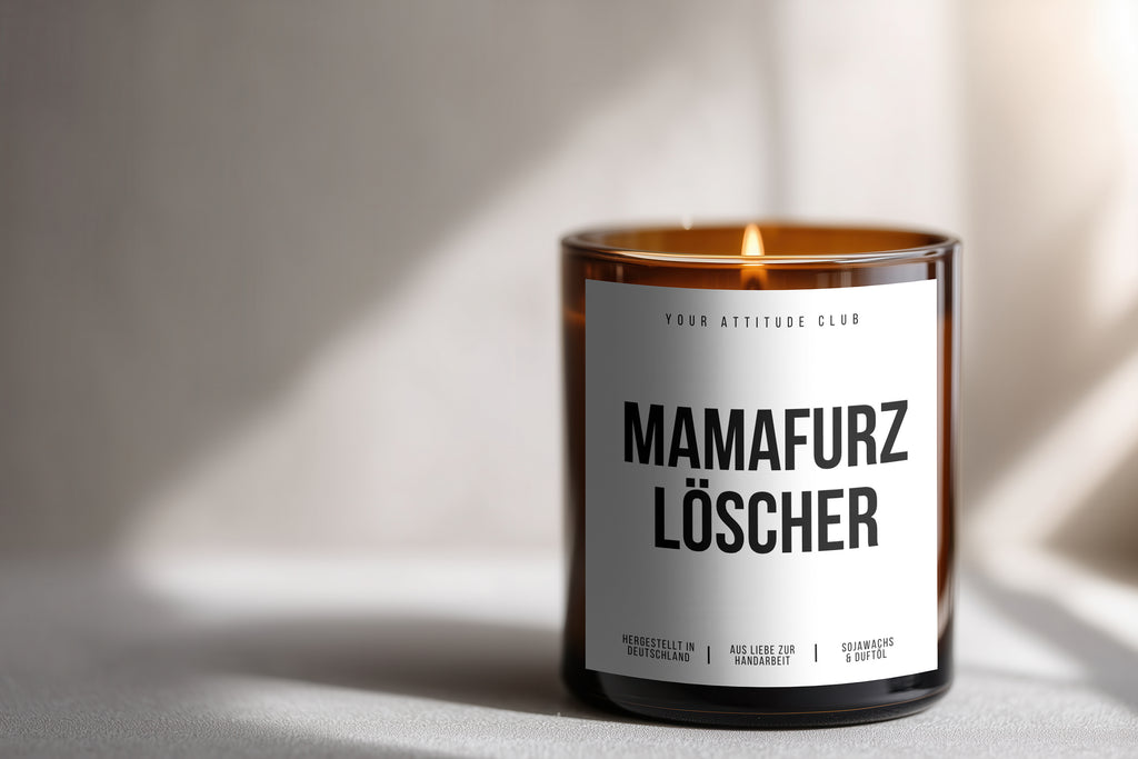 Mom Fart Extinguisher | 300ml Scented Candle with Humor & 2 Wicks for Real Laughs