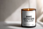 Mamas letzter Nerv – Oh schau… er brennt | Lustige Muttertagskerze mit 2 Dochten