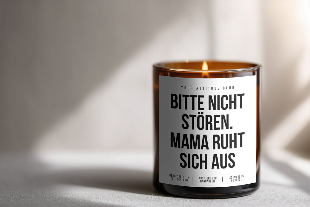 Please do not disturb. Mom is resting | 300ml Scented Candle with 2 Wicks for Relaxing Moments