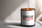 Scheiss auf Muttertag – ich liebe dich jeden Tag! | 300ml Duftkerze mit Statement & 2 Dochten