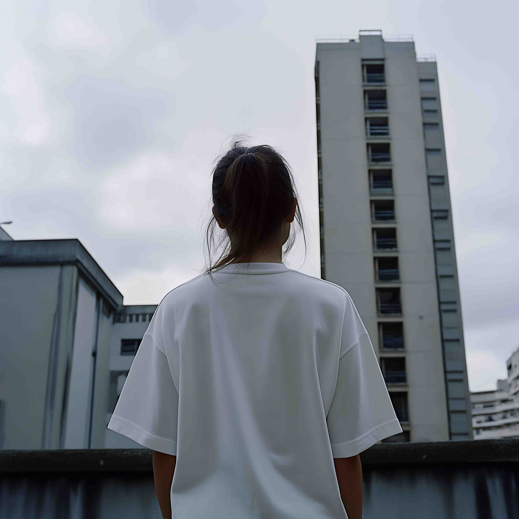 no time for bullshit. Oversized Women's T-Shirt Organic Cotton White Statement Shirt Premium Streetwear